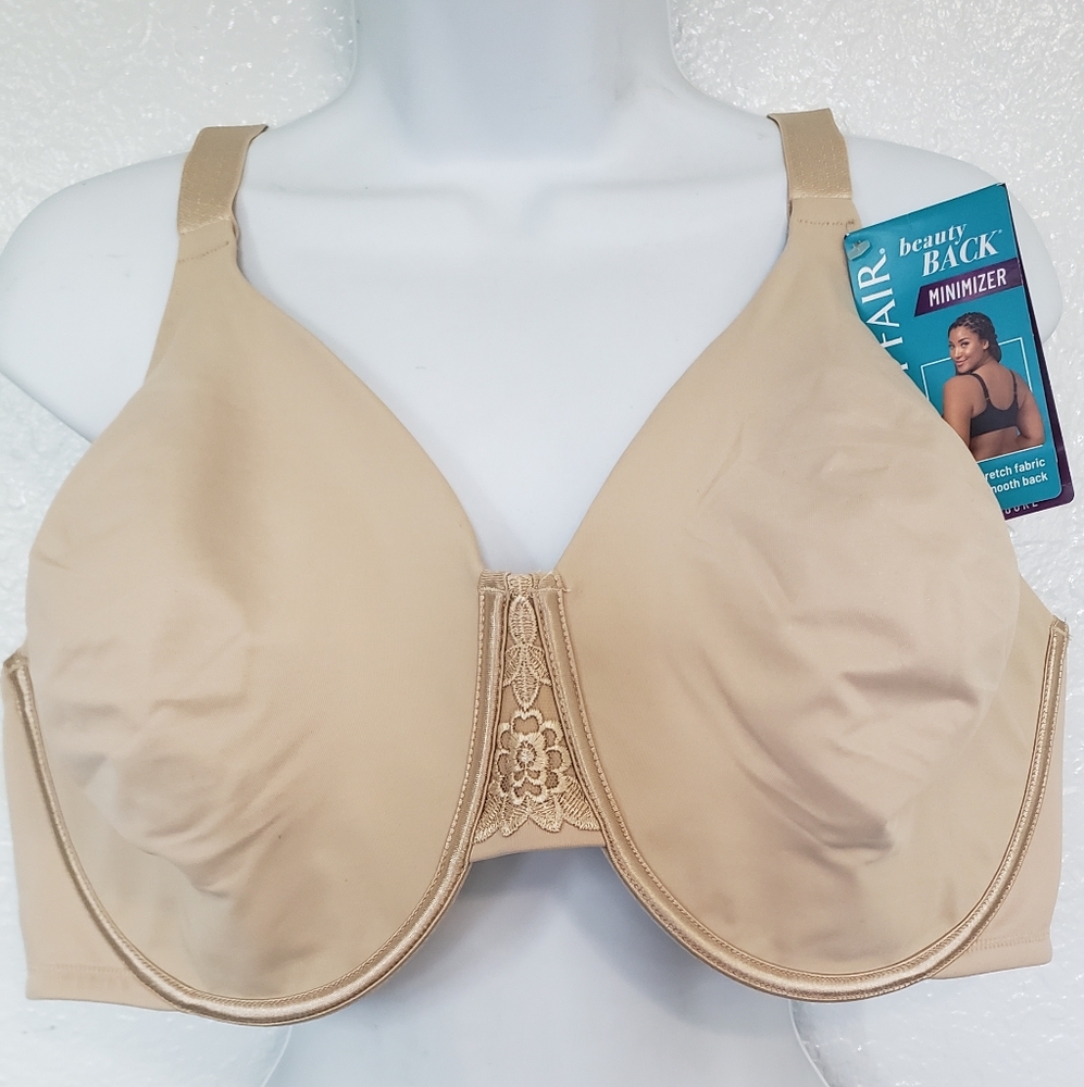 Vanity Fair Full Figure Plus Size Bra Size 44DDD/44F Nwt